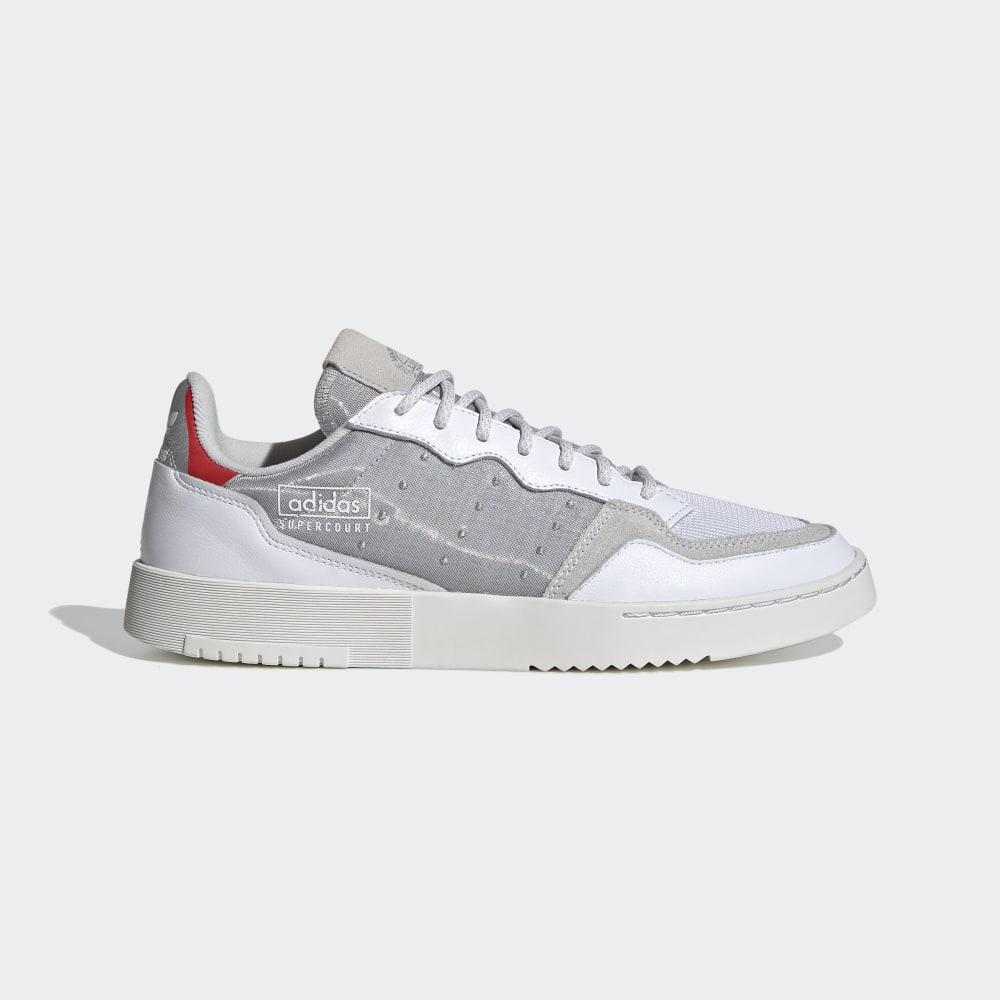 Originals Adidas Supercourt Dama Romania - Albi/Argintii Metal FV4370